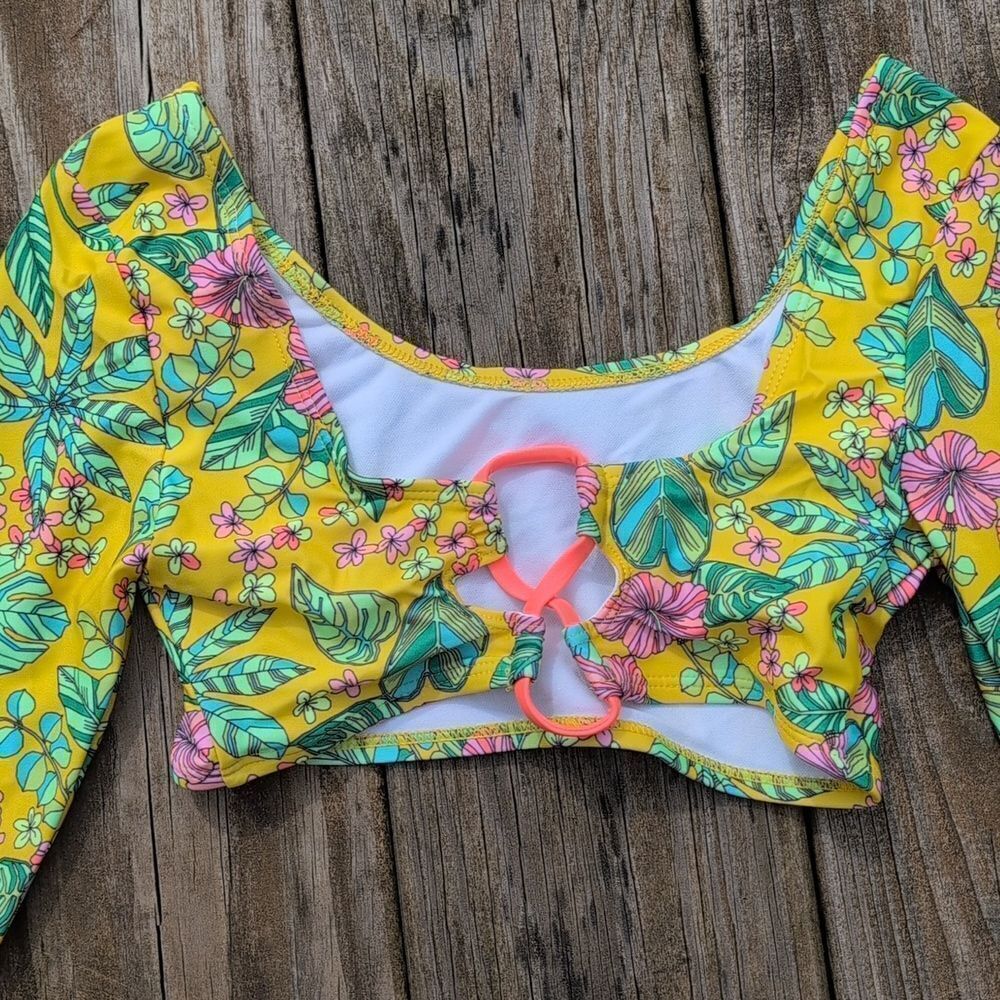 Art Class Size Medium (8) 2 Piece Long Sleeve Bathing Suit, NEW - Picture 5 of 6